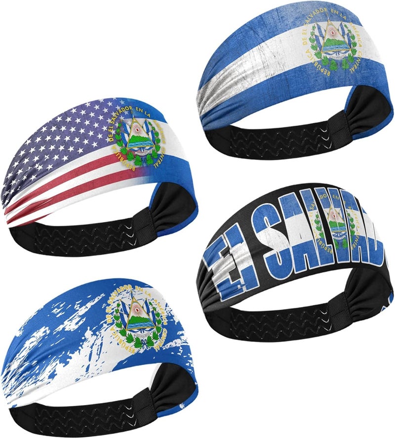 Vcmaluco Sports Sweatbands Headband for Men Women Elastic Headband Hair Bands Sports Sweatbands for Basketball Yoga Exercise Workout - Image 1